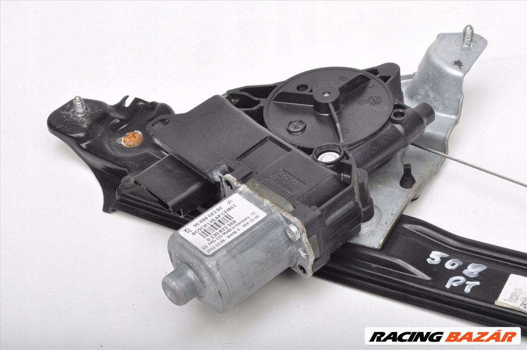 Peugeot 508 I jobb hátsó ablakemelő motor 9688808380 7. kép
