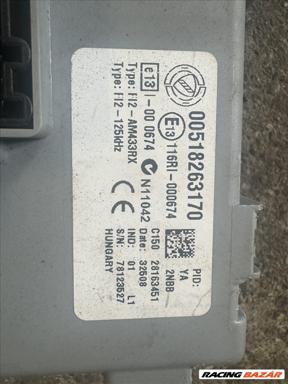 Fiat Grande Grande Punto CNG motorvezérlő szett 51847325 5184732551826317 6. kép