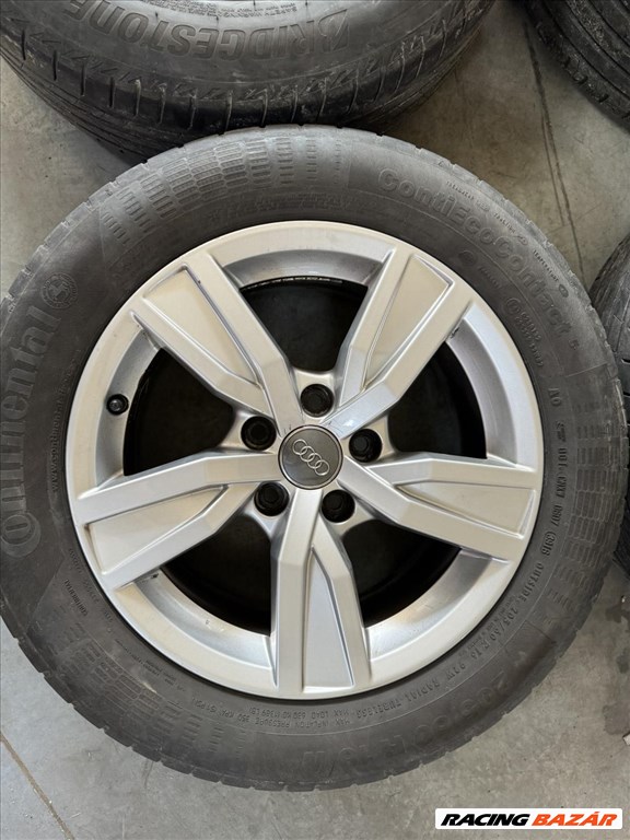 R16 5x112 Original Audi 7J ET35  OE 8W0601025A + 205/60 nyárigumik 3. kép