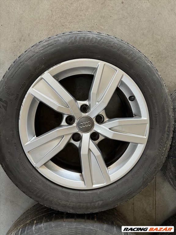 R16 5x112 Original Audi 7J ET35  OE 8W0601025A + 205/60 nyárigumik 4. kép