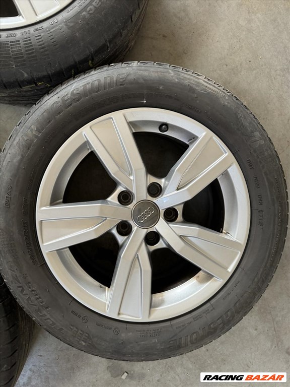 R16 5x112 Original Audi 7J ET35  OE 8W0601025A + 205/60 nyárigumik 6. kép