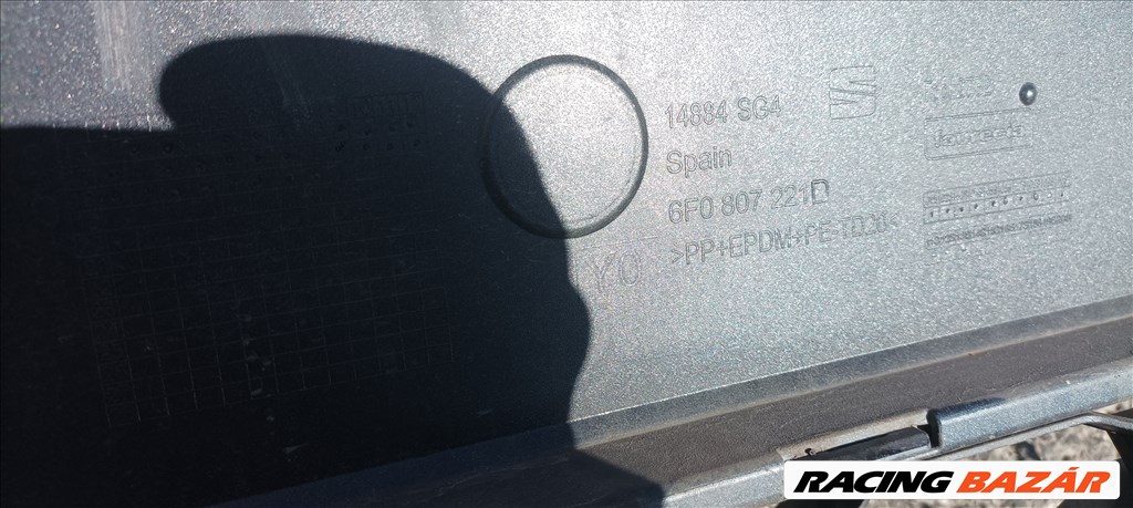 Seat Ibiza V első lökhárító fekete színben eladó! 6f0807221d 5. kép
