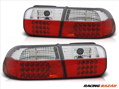 Honda Civic V HONDA CIVIC 09.91-08.95 2D/4D Piros Fehér LED -es 