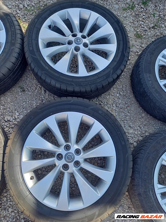 Opel Mokka 5x105-as 18"  (gyári felni) alufelni, rajta 215/55R18 újszerű Windforce nyári gumi Lxx  2. kép