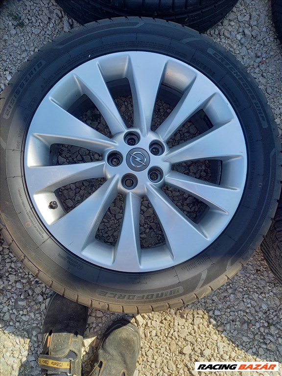 Opel Mokka 5x105-as 18"  (gyári felni) alufelni, rajta 215/55R18 újszerű Windforce nyári gumi Lxx  3. kép