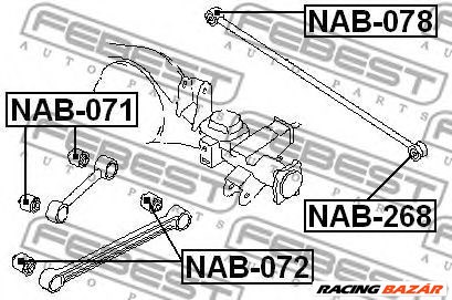 FEBEST NAB-071 - Lengőkar szilent NISSAN 1. kép