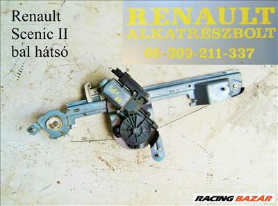 Renault Scenic II bal hátsó ablakemelő