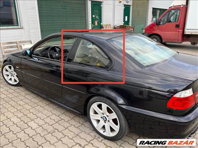 BMW 3-as sorozat E46 Bmw e46 coupe pillangó ablak üveg  51368209403