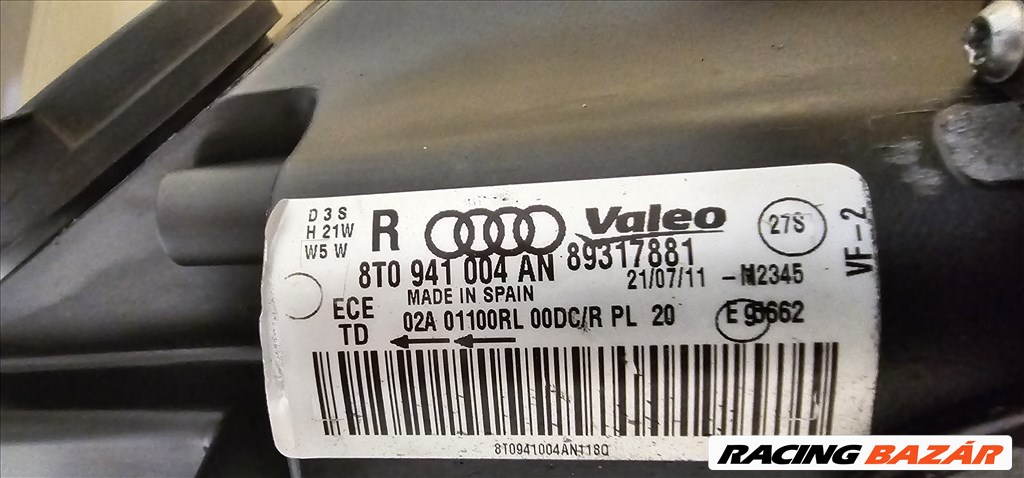 Audi A5 8T fényszóró  8t0941004an 043581 3. kép