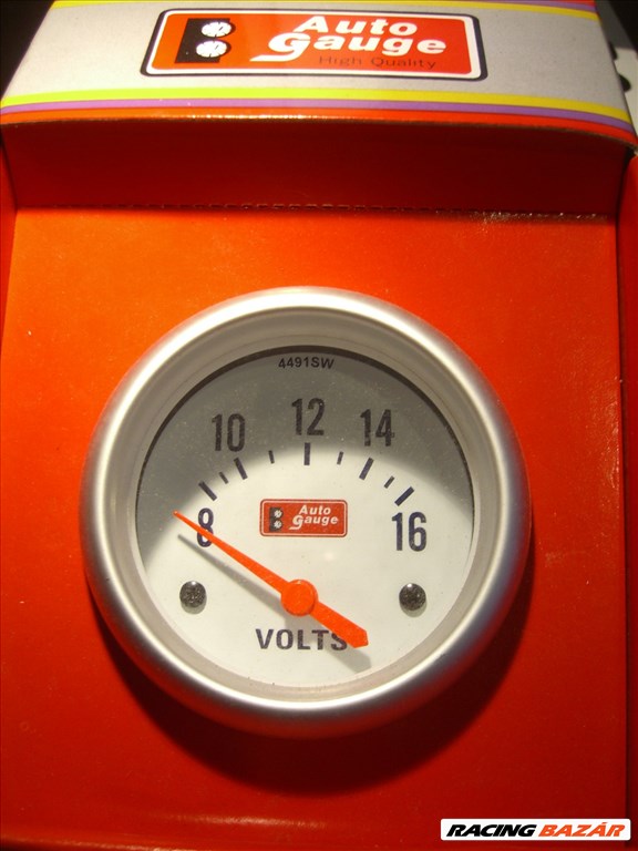 Volt / töltés mérő műszer Nagy! 69 mm 4491SW 2. kép
