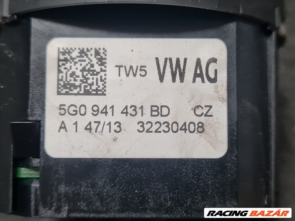 Volkswagen Golf VII világításkapcsoló 5G0 941 431 BD 5. kép