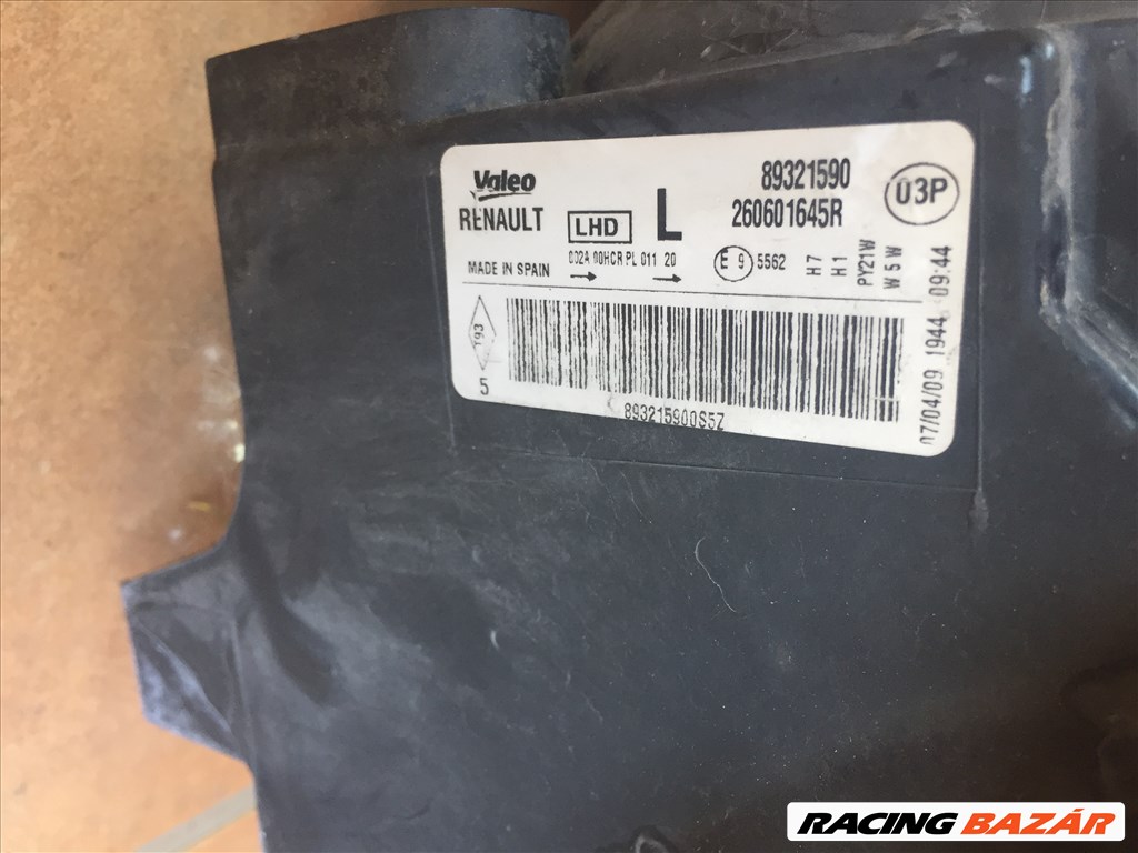 Renault Mégane II Ranault Megane 2003-2009 Bal Fényszóró Lámpa  5. kép
