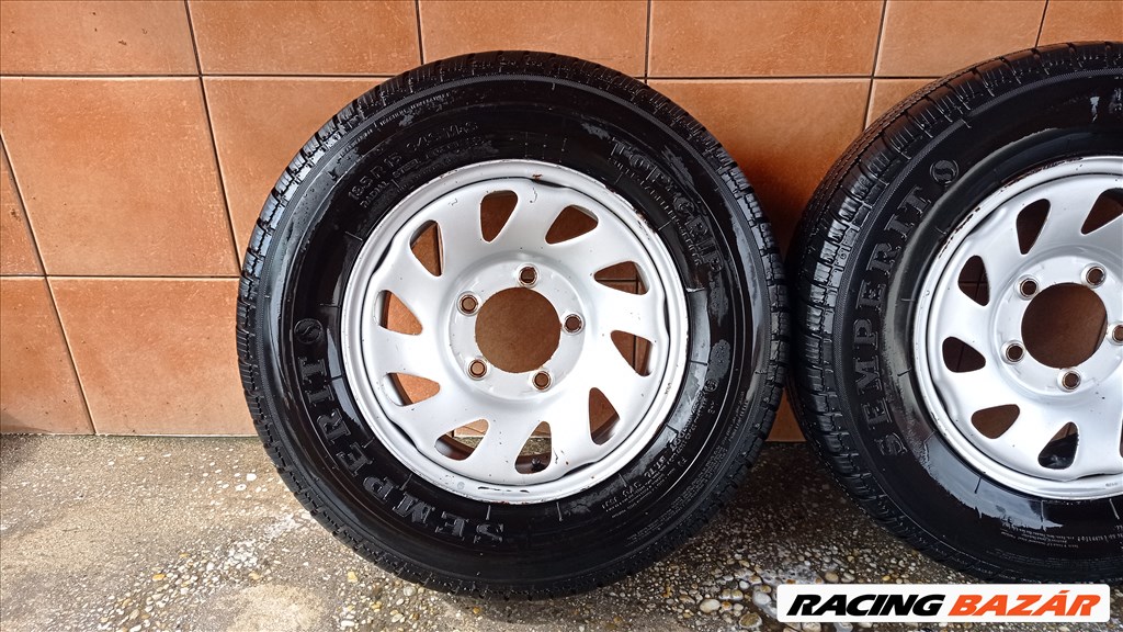 SUZUKI VITARA 15" LEMEZFELNI 5X139,7 NÈGYÈVSZAKOS 195/75R15 GUMIVAL OLCSÒN!!! 4. kép