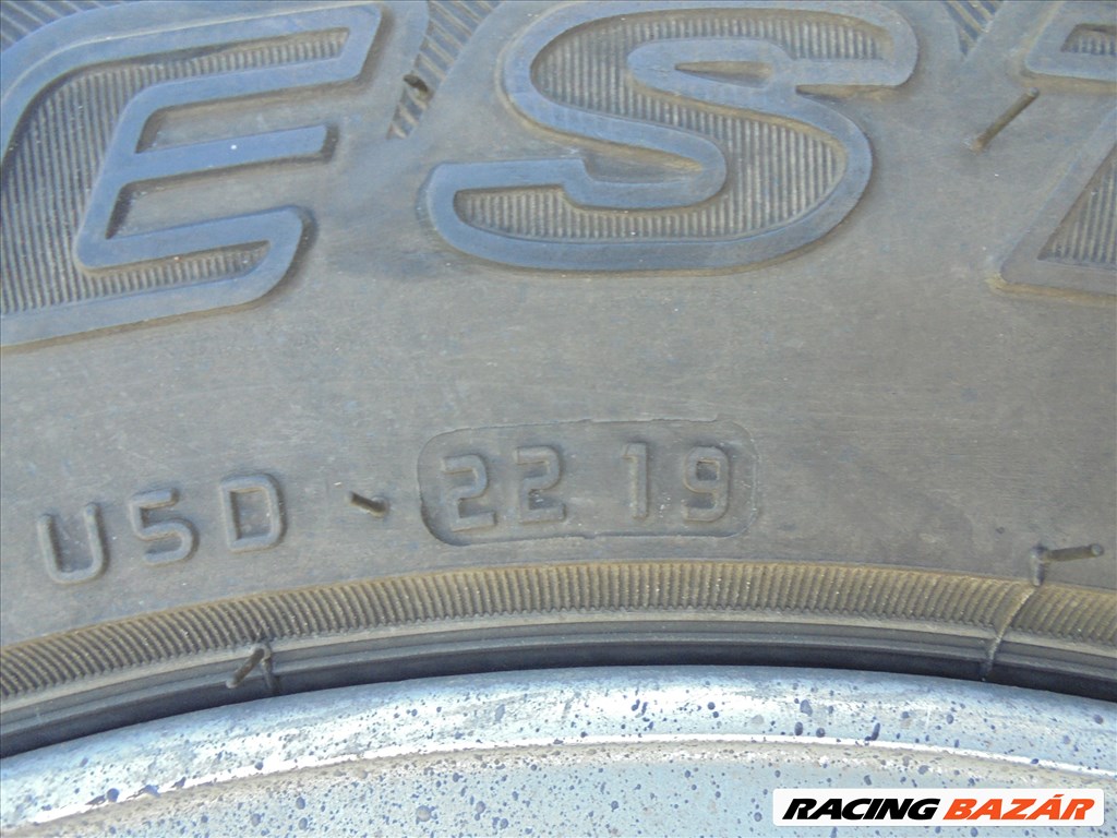 17-es Nissan alufelni 255/65-ös Bridgestone gumival jó állapotban eladó 13. kép