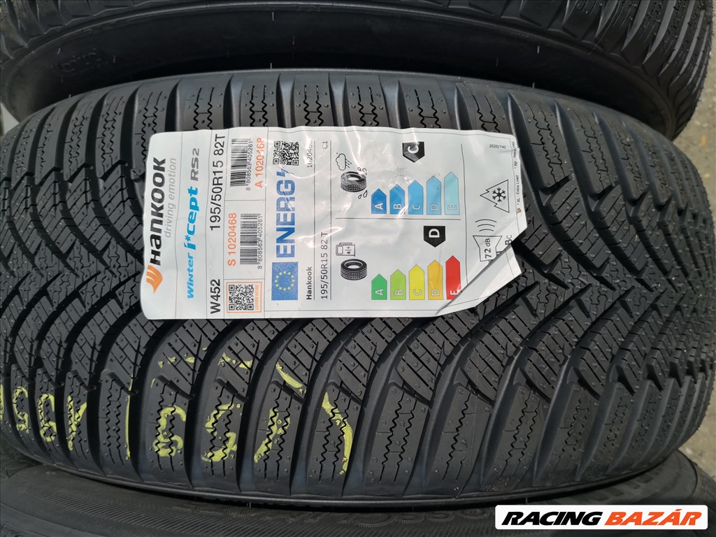 195/50 R15 ÚJ!! Hankook téli gumi 90000ft a 4db/159/ 1. kép