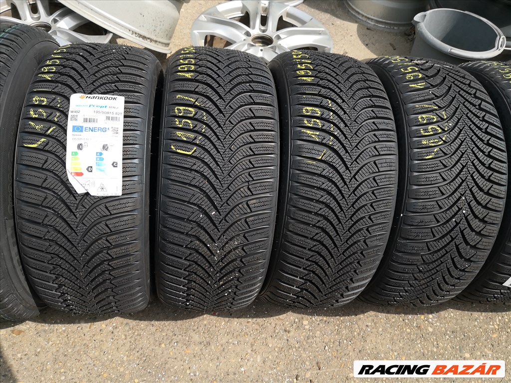 195/50 R15 ÚJ!! Hankook téli gumi 90000ft a 4db/159/ 5. kép