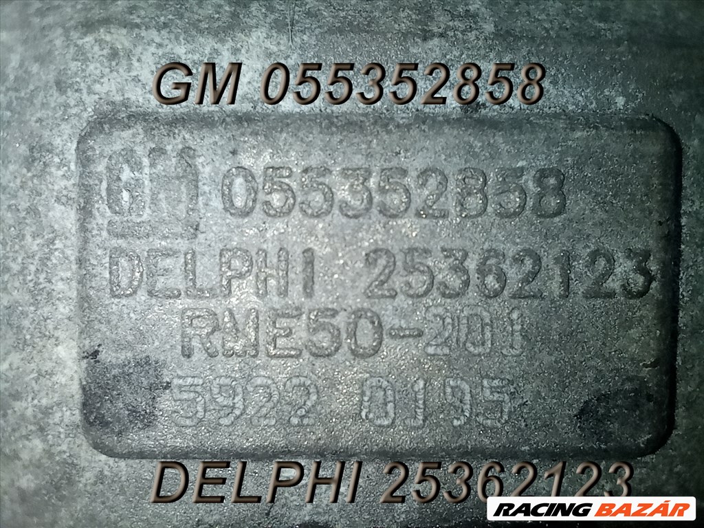 Opel Astra H, Opel Astra G, Opel Zafira B, Opel Meriva A folytószelep Z16XEP  055352858 delphi25362123 5. kép