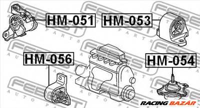 FEBEST HM-051 - motortartó bak HONDA