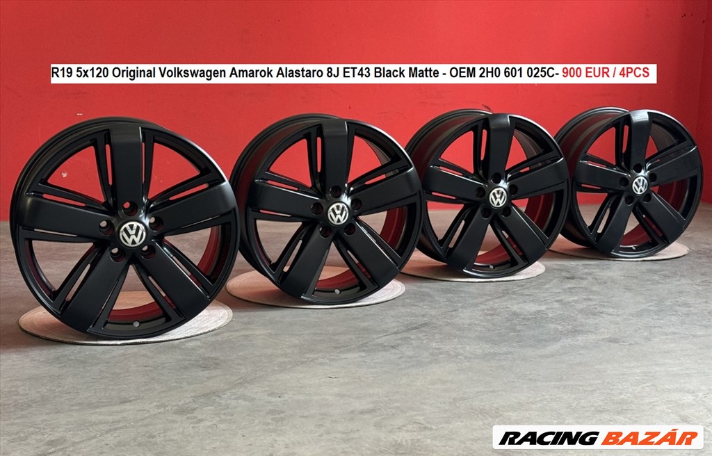 R19 5x120 Original Volkswagen Amarok Alastaro 8J ET43  8x19 19" gyári alufelnik felnik 1. kép