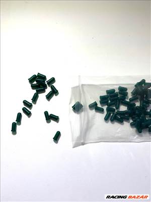 1db Szilikon kupak sapka T3 izzóra zöld 3 mm