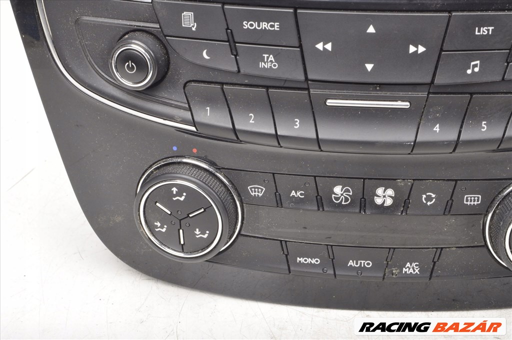 Peugeot 508 I rádió, klíma panel kapcsoló 98023793xz 6. kép