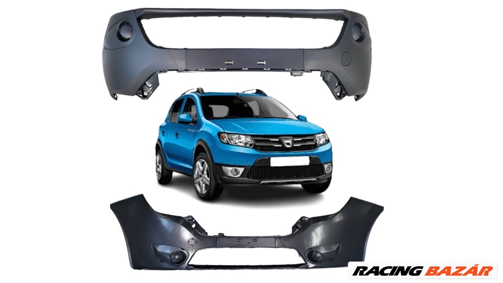 Dacia Dokker lökhárító héj ködlámpa takaróval allcar0113 1. kép