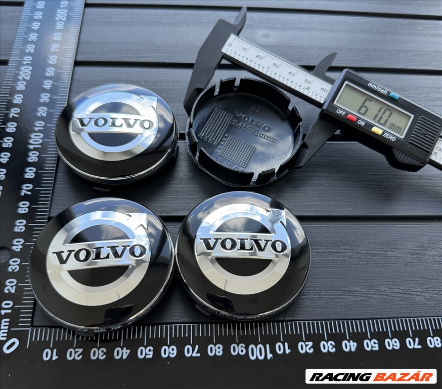 Volvo 64mm Felni Alufelni Közép Kupak Felniközép Felnikupak Embléma Porvédő Sapka 3546923 2. kép