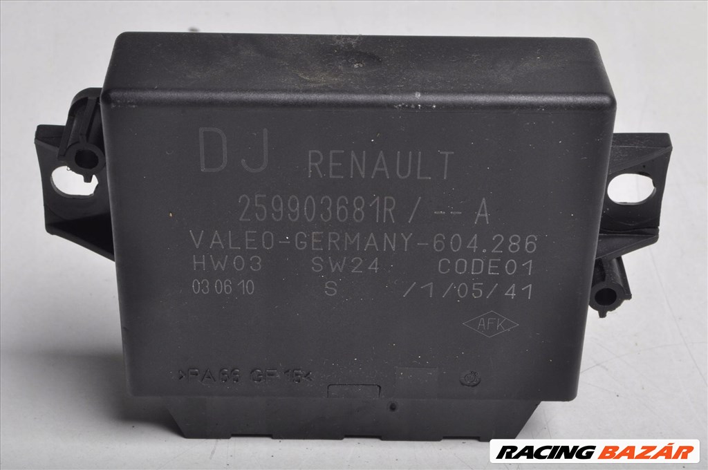 Renault Mégane III PDC parkradar vezérlő elektronika 259903681r 3. kép