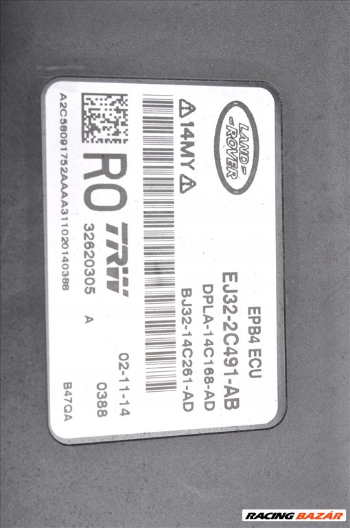 Land Rover Range Rover Evoque kézifék modul ej322c491ab 4. kép