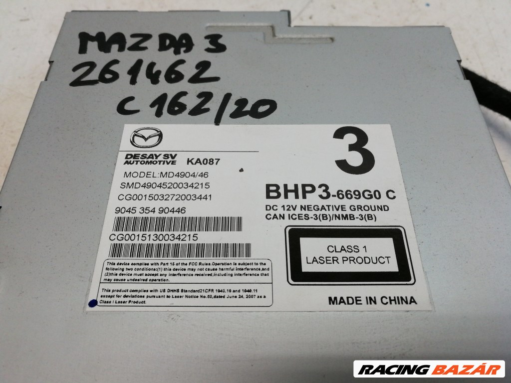 Mazda 3 (BM) Cd Rádió BHP3669G0C 4. kép