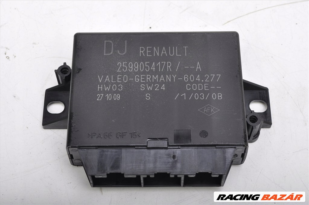 Renault Mégane III, Renault Fluence PDC parkradar vezérlő elektronika 259905417r 1. kép