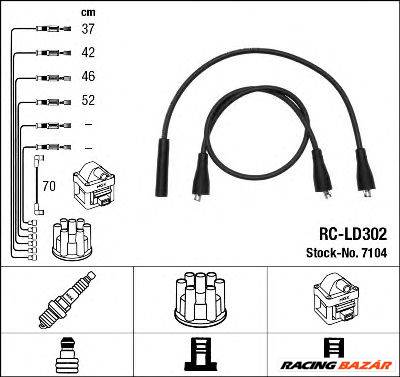 NGK 7104 - gyújtókábel szett LADA MOSKVICH ZASTAVA ZAZ