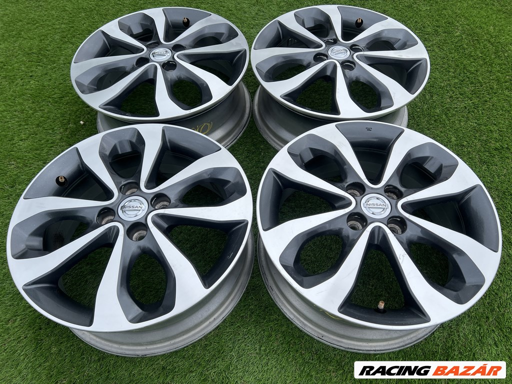 4x100 16" Nissan gyári alufelni 6Jx16h2 ET55 6. kép