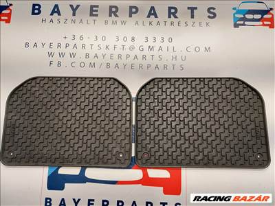 BMW E38 használt gyári hátsó gumiszőnyeg gumi szőnyeg pár (000803) 82599402905
