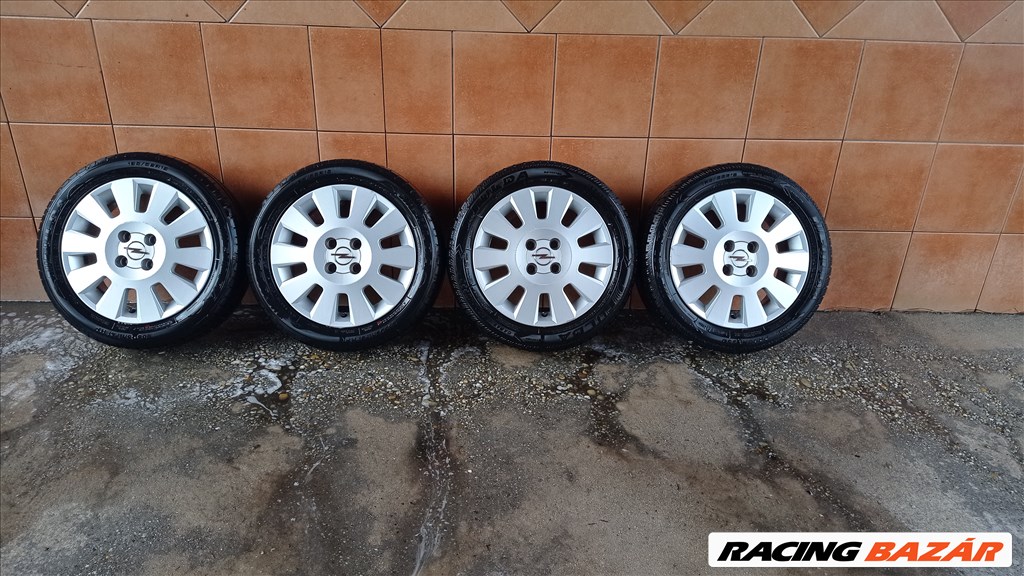 OPEL CORSA 15" ALUFELNI 4X100 NYÁRI 185/55R15 GUMIVAL OLCSÒN!!! 1. kép