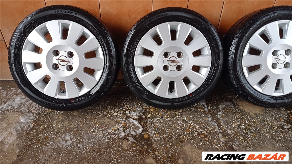 OPEL CORSA 15" ALUFELNI 4X100 NYÁRI 185/55R15 GUMIVAL OLCSÒN!!! 2. kép