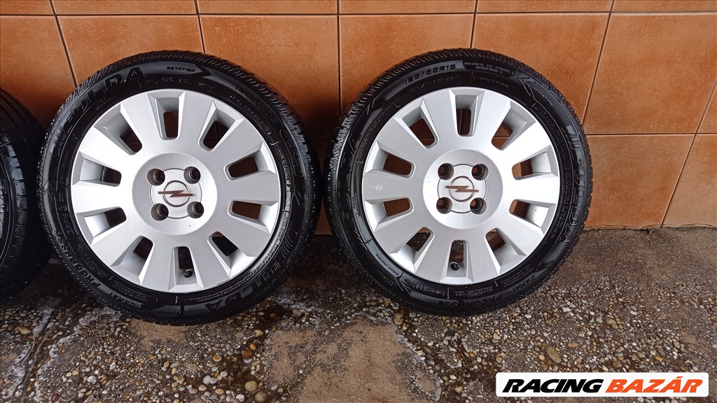 OPEL CORSA 15" ALUFELNI 4X100 NYÁRI 185/55R15 GUMIVAL OLCSÒN!!! 3. kép