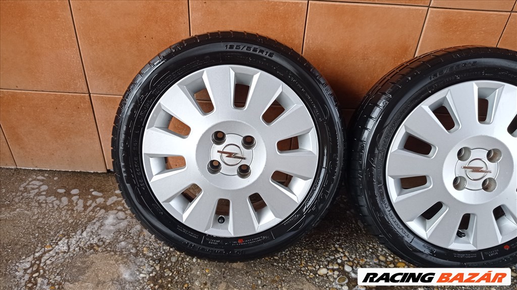 OPEL CORSA 15" ALUFELNI 4X100 NYÁRI 185/55R15 GUMIVAL OLCSÒN!!! 4. kép