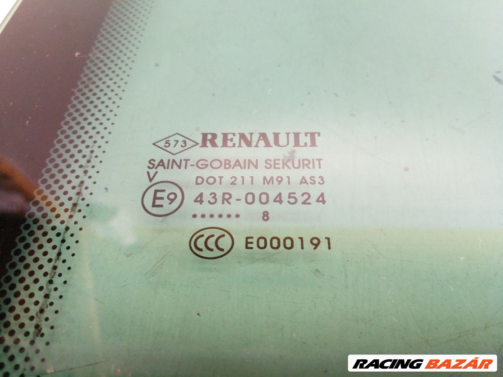 Renault Megane kombi jobb hátsó ajtó üveg fix 2. kép
