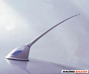 Autó antenna dekoráció ezüst vagy fekete 30 cm 1 db