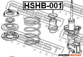 FEBEST HSHB-001 - Védősapka/gumiharang, lengéscsillapító HONDA HONDA (DONGFENG)