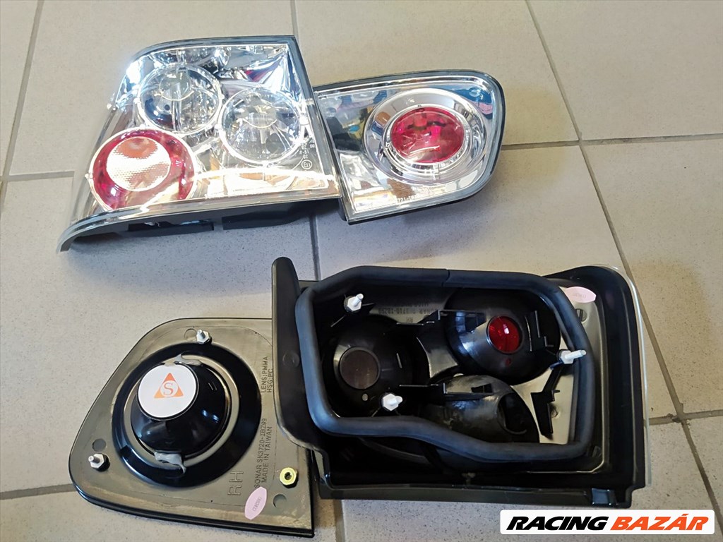 Seat Ibiza 1999-2002. króm hátsó lámpa pár 2. kép
