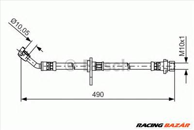 BOSCH 1 987 481 520 - fékcső HONDA