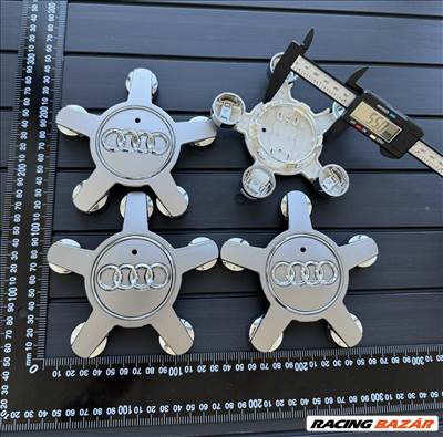 Új Audi 135mm 4F0601165 4F0601165N Felni Alufelni Közép Kupak Felniközép Felnikupak Embléma Sapka
