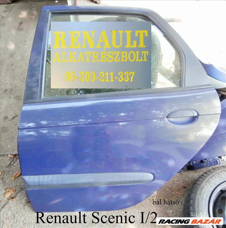 Renault Scenic I/2 bal hátsó ajtó 1. kép