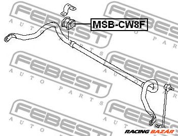 FEBEST MSB-CW8F - Stabilizátor szilent CITROËN MITSUBISHI MITSUBISHI (GAC) PEUGEOT 1. kép