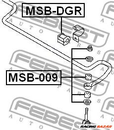FEBEST MSB-DGR - Stabilizátor szilent MITSUBISHI 1. kép