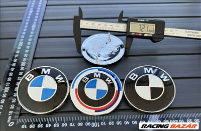 Új BMW 72mm 74mm Csomagtartó Csomagtér Gépház Géptető Motorháztető Embléma Jel Logo