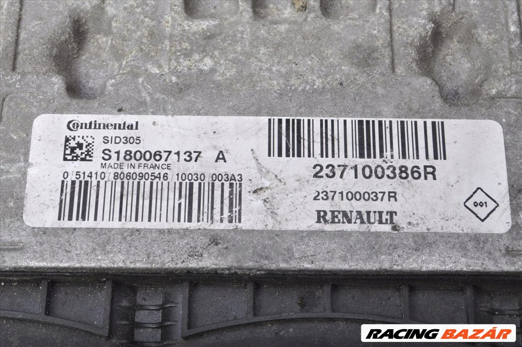 Renault Mégane III motorvezérlő elektronika  237100386r 3. kép