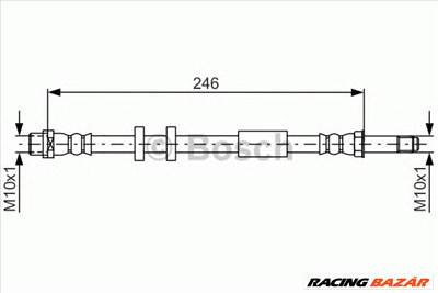 BOSCH 1 987 481 714 - fékcső AUDI